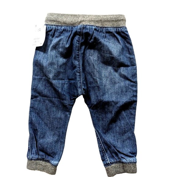 H&M Rib-Waist Jogger Pants for Baby Boys Jeans Loose Pull-On 12-18 Month… - Picture 2 of 6